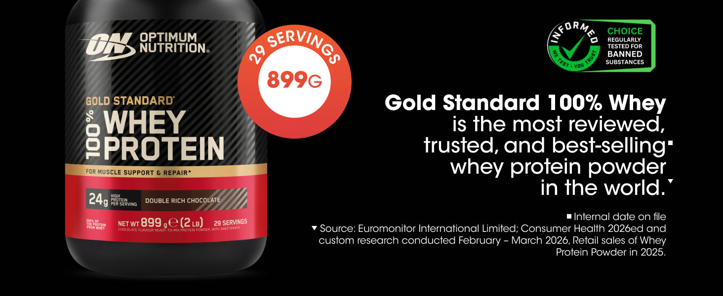 Gold Standard 100% Whey product features