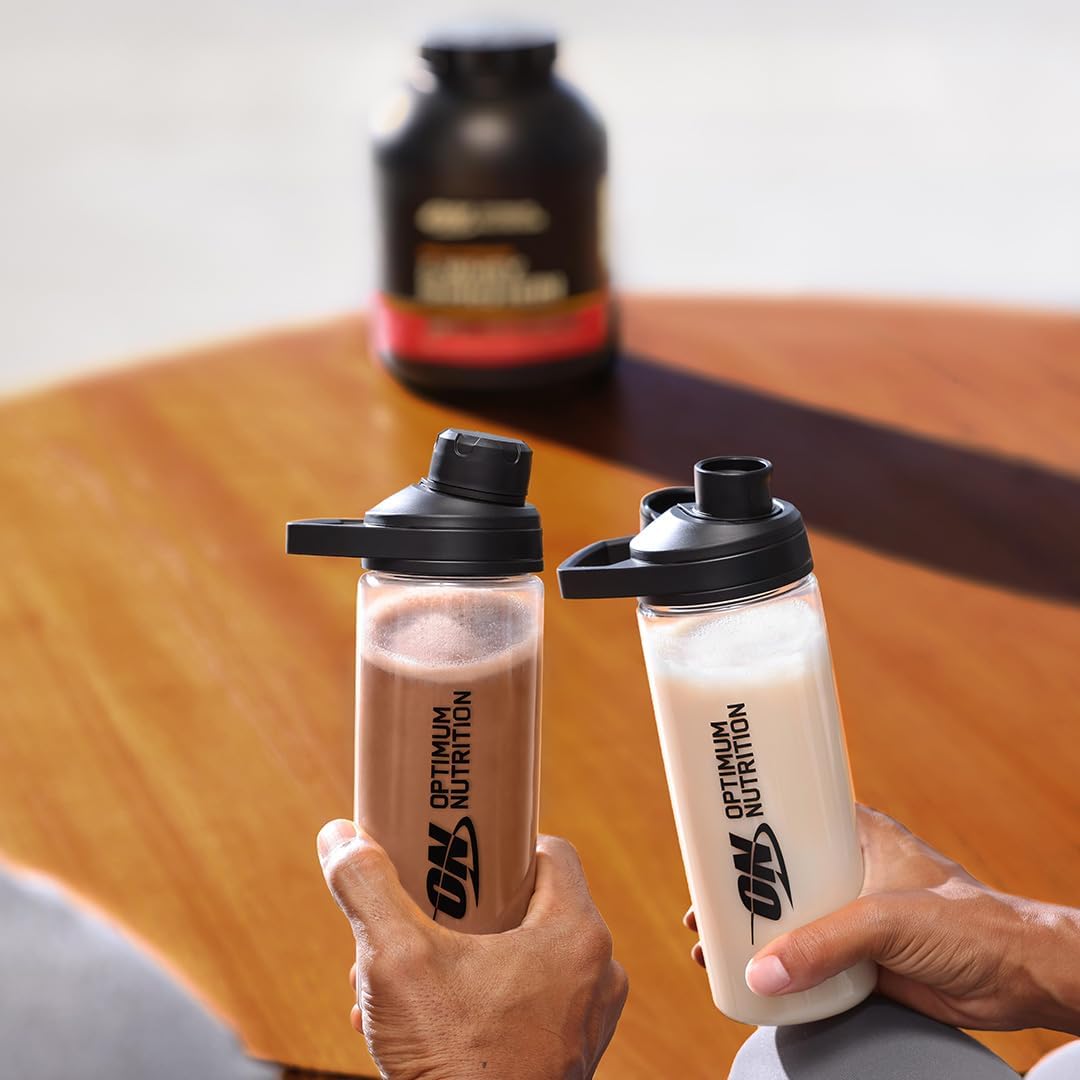 Protein shakes alongside Gold Standard Whey