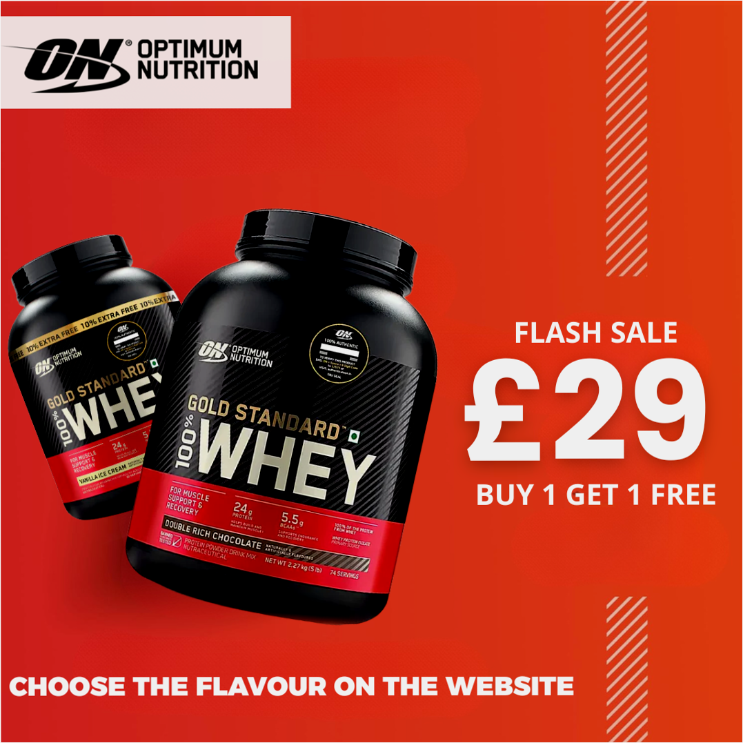 Optimum Nutrition whey flash sale promotion